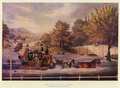 The Mail Coach in a Flood by James Pollard